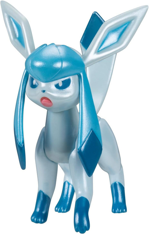 Pokemon Select Glaceon 1.5-Inch Evolution Figure Special Finish, Loose、ToyWiz、kayou