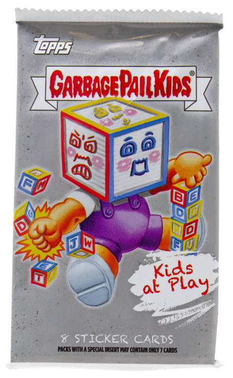 Garbage Pail Kids Topps 2024 Series 1 Kids at Play Trading Card BLASTER Pack 8 Sticker Cards、ToyWiz、kayou