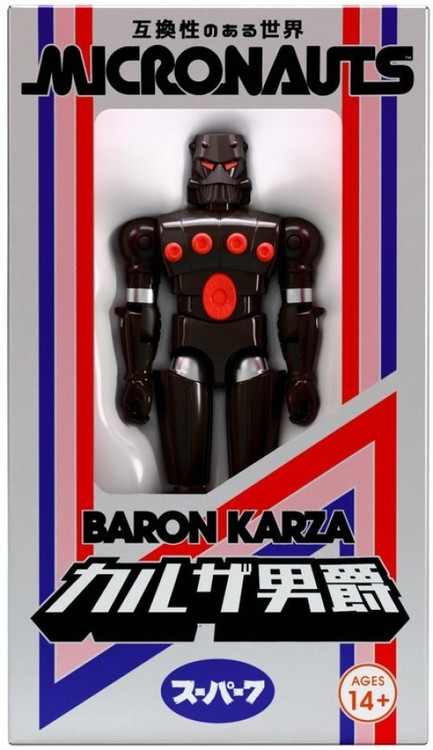 Micronauts ReAction+ Baron Karza Exclusive Action Figure Japanese、ToyWiz、kayou