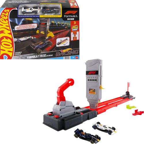 Hot Wheels Speed Snap Racing Formula 1 Grid Start Track Set、ToyWiz、kayou