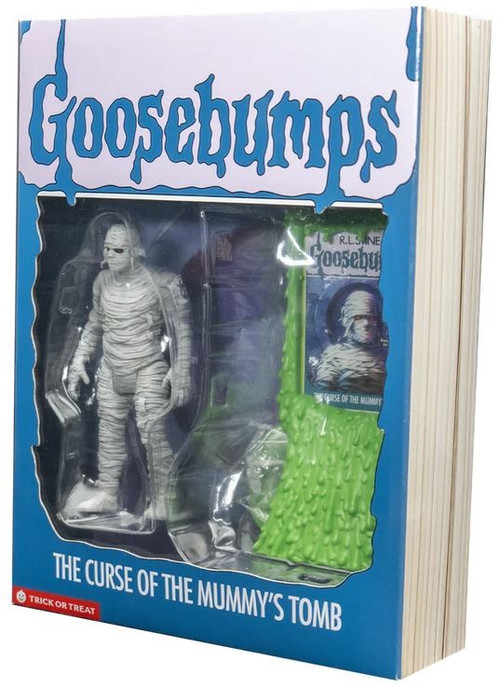 Goosebumps Build Curly Series Mummy Action Figure Bonehead Piece, The Curse of the Mummy's Tomb, Damaged Package、ToyWiz、kayou