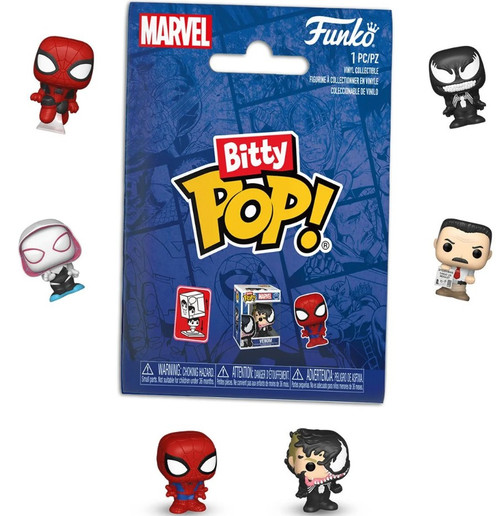 Funko Marvel Bitty POP! Spider-Man Vinyl Mini Figure Mystery Pack、ToyWiz、kayou