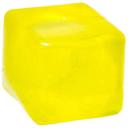 Fun Storm Fidget Ice Cube YELLOW 2.8-Inch Squeeze Toy、ToyWiz、kayou