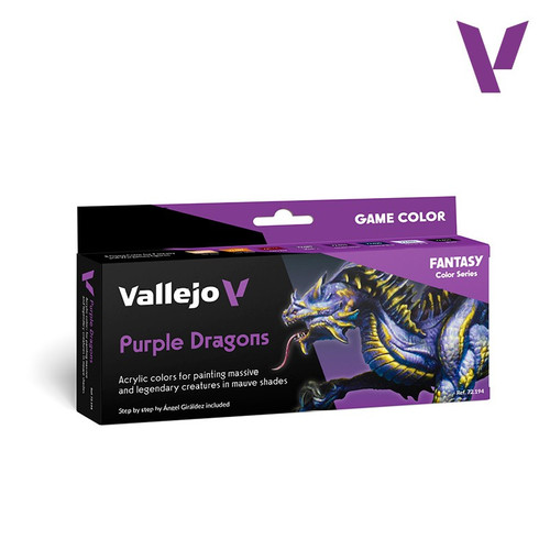 Vallejo Purple Dragons Paint Set Vallejo、ToyWiz、kayou