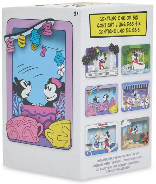 Mickey Mouse and Friends Disney Parks Diorama Exclusive 4-Inch Mystery Pack 1 RANDOM Figure、ToyWiz、kayou