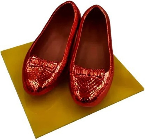 The Wizard of Oz Ruby Slippers 8-Inch Chrome Art Statue (Pre-Order ships May)、ToyWiz、kayou