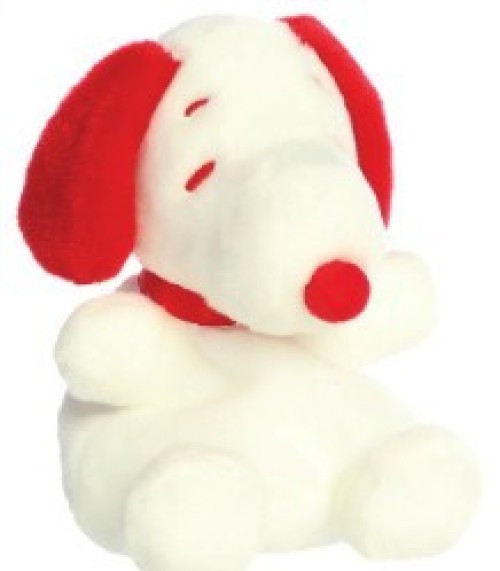 Original Palm Pals Peanuts Snoopy 5-Inch Mini Bean Bag Plush Red & White、ToyWiz、kayou