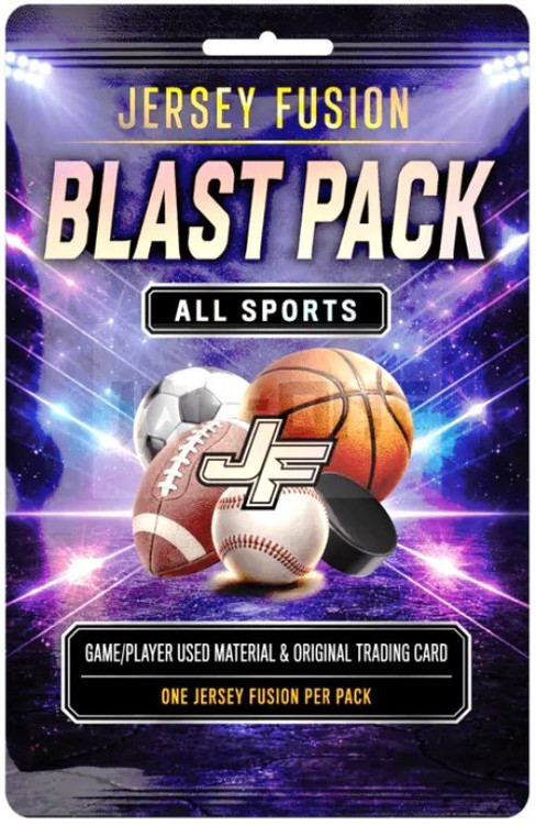 Jersey Fusion Multi Sport 2026 All Sports Trading Card BLAST Pack 1 CARD、ToyWiz、kayou