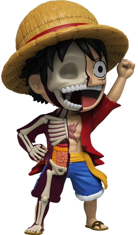 One Piece Freeny's Hidden Dissectibles Monkey D. Luffy 4-Inch Mini PVC Figure Loose、ToyWiz、kayou