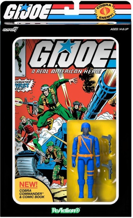 GI Joe ReAction+ Cobra Commander Action Figure Skybound Comics #1、ToyWiz、kayou