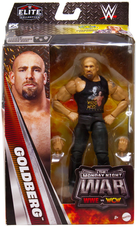 WWE Wrestling Elite Collection Monday Night War Goldberg Action Figure Build Rockabilly、ToyWiz、kayou