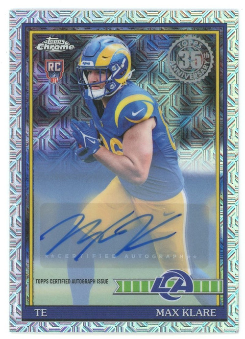 NFL 2026 Topps Flagship Football Silver Pack Mojo Max Klare #91TRC-41 Rookie Auto、ToyWiz、kayou
