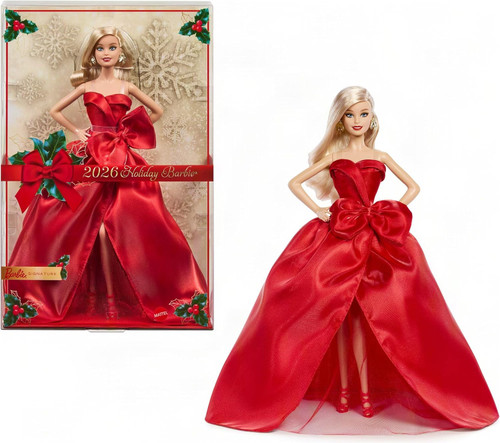 2026 Holiday Barbie Doll Blonde、ToyWiz、kayou