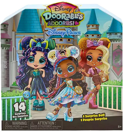 Doorables ADOORBS! Disney Parks Exclusive 5.5-Inch Mystery Pack 1 RANDOM Superfan Doll, 14 Surprises!、ToyWiz、kayou