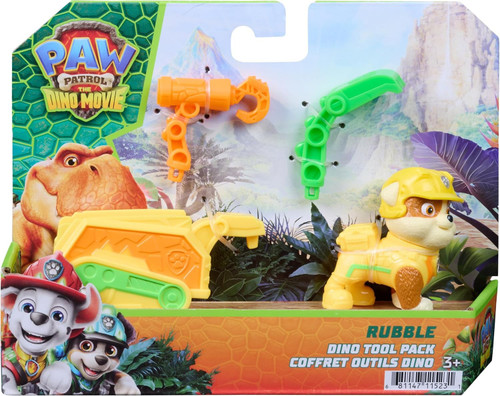 Paw Patrol The Dino Movie Rubble Dino Tool Pack Figure Set、ToyWiz、kayou