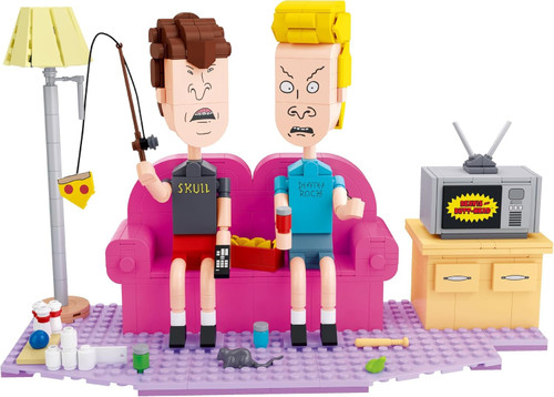 BrickCraft Beavis & Butt-Head Couch Brick Building Set #72702 626 Pcs、ToyWiz、kayou