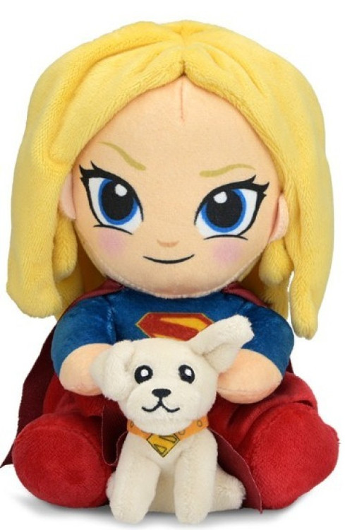DC Supergirl Movie Phunny Supergirl and Krypto 7.5-Inch Plush (Pre-Order ships October)、ToyWiz、kayou