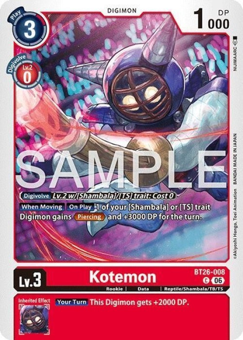 Digimon Trading Card Game Timeless Bonds Single Card Common