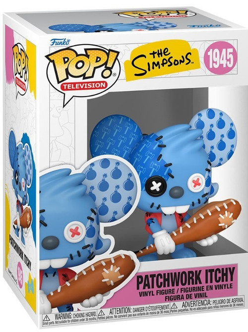 Funko The Simpsons POP! Animation Itchy Patchwork Vinyl Figure #1945 (Pre-Order ships September)、ToyWiz、kayou