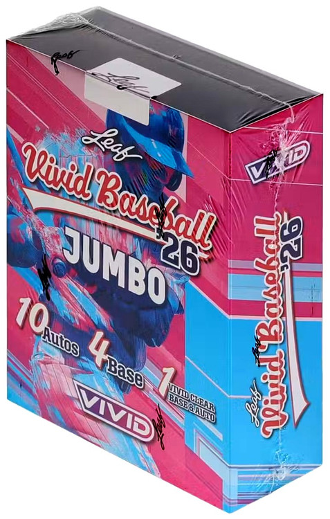 MLB Leaf 2026 Vivid Baseball Trading Card HOBBY JUMBO Box 10 Autographs、ToyWiz、kayou