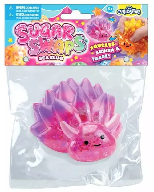 Curiosities Sugar Swaps Sea Slug PINK Squeeze Toy、ToyWiz、kayou