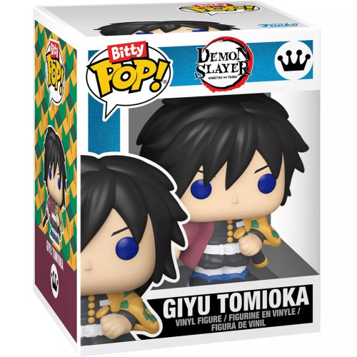 Funko Demon Slayer Bitty POP! Giyu Tomioka 1.25-Inch Micro Figure Loose、ToyWiz、kayou