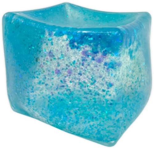 Jumbo Squishy Cube BLUE 3-Inch Squeeze Toy、ToyWiz、kayou