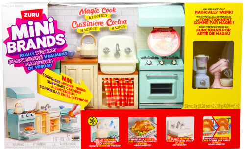 Mini Brands! Really Works Magic Cook Kitchen Playset with Bonus Appliances!、ToyWiz、kayou