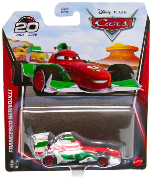 Disney Pixar Cars 20th Anniversary Metal Francesco Bernoulli 155