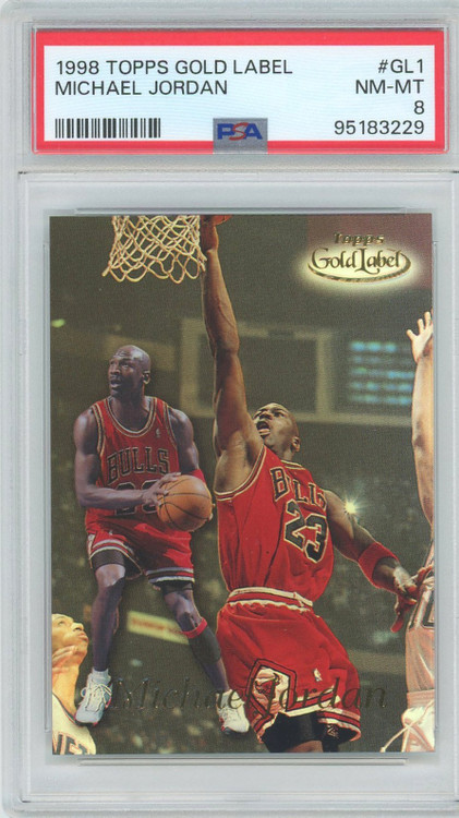NBA 1998 Topps Gold Label Michael Jordan GL1 PSA 8、ToyWiz、kayou