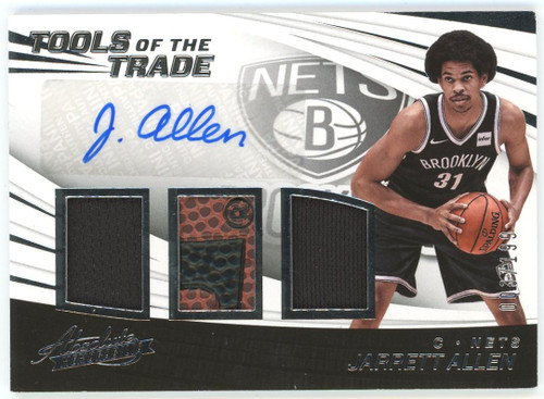 NBA 2017-18 Panini Absolute Basketball Tools Of The Trade 3/199 Jarrett Allen TT3-JA Auto Relic、ToyWiz、kayou