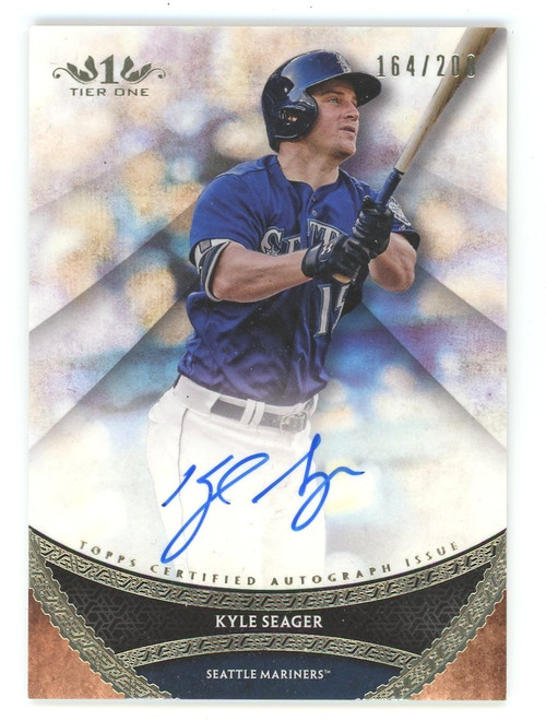 MLB 2017 Topps Tier One 164/200 Kyle Seager PPA-KSE Auto、ToyWiz、kayou