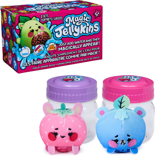 Magic Jellykins Surprise Plush Jar Mystery 2-Pack 2 RANDOM Squishy Toy Figure、ToyWiz、kayou