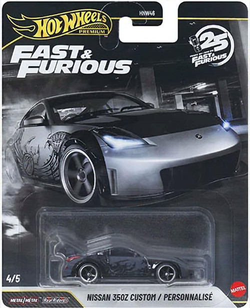 Hot Wheels Premium 25 Years of Fast & Furious Nissan 350Z Custom Die Cast Car、ToyWiz、kayou
