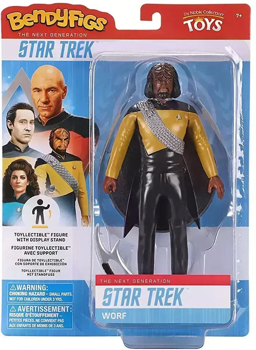 Star Trek The Next Generation Bendyfigs Worf Bendable Figure、ToyWiz、kayou
