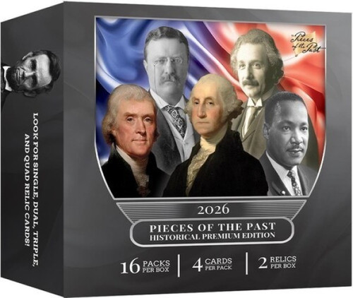 Pieces of the Past 2026 Historical Edition Trading Card Box 16 Packs、ToyWiz、kayou
