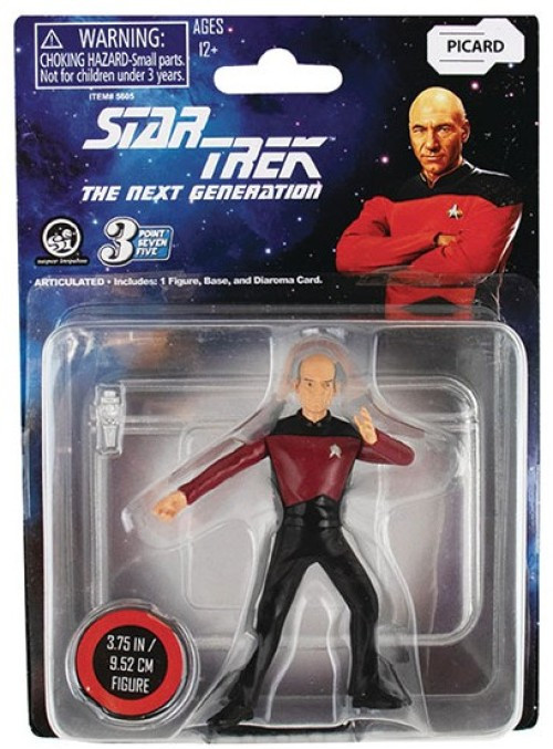 Star Trek The Next Generation 3 Point Seven Five Captain Picard 3.75-Inch Figure、ToyWiz、kayou