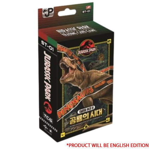 Jurassic Park When Dinosaurs Rules The Earth Starter Deck ST-01 (Pre-Order ships January)、ToyWiz、kayou