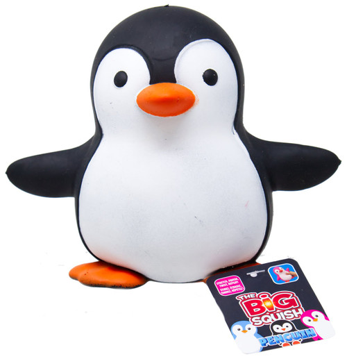 The Big Squish Penguin BLACK 5-Inch Squeeze Toy、ToyWiz、kayou