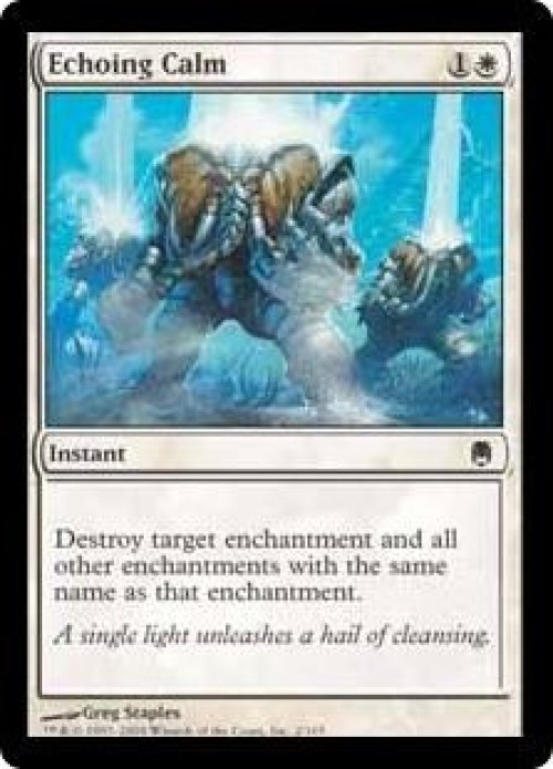 MtG Darksteel Common Echoing Calm #2、ToyWiz、kayou