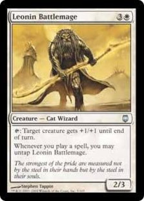 MtG Darksteel Uncommon Leonin Battlemage #5 Lightly Played、ToyWiz、kayou