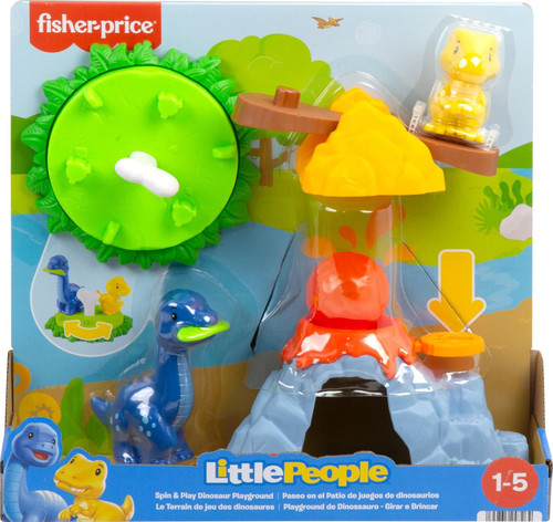 Fisher Price Little People Spin & Play Dinosaur Playground Playset、ToyWiz、kayou
