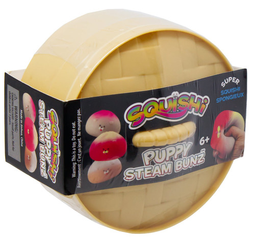 Squishi Puppy Steam Bunz Mystery Pack 1 RANDOM Dumpling、ToyWiz、kayou