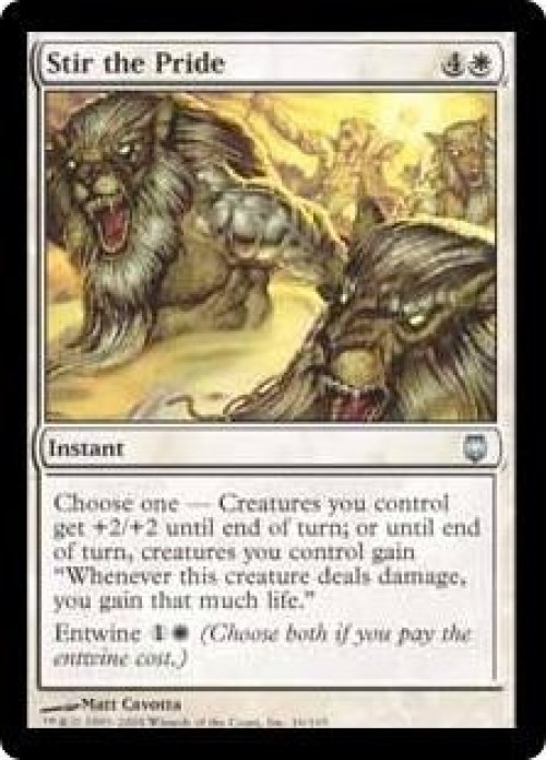 MtG Darksteel Uncommon FOIL Stir the Pride #16 Lightly Played、ToyWiz、kayou