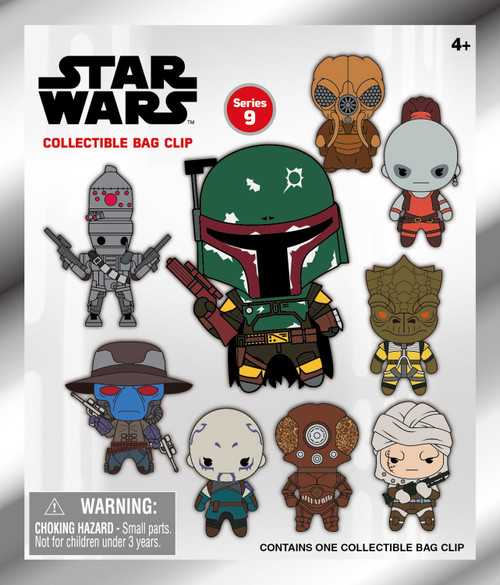 Star Wars 3D Figural Foam Bag Clip Bounty Hunters Series 1 Mystery Pack 1 RANDOM Figure (Pre-Order ships March)、ToyWiz、kayou
