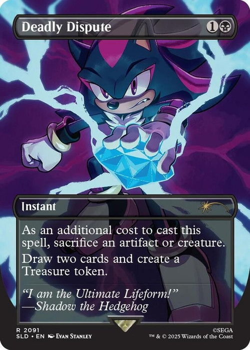 MtG Trading Card Game Secret Lair Drop Series Rare Deadly Dispute #2091、ToyWiz、kayou