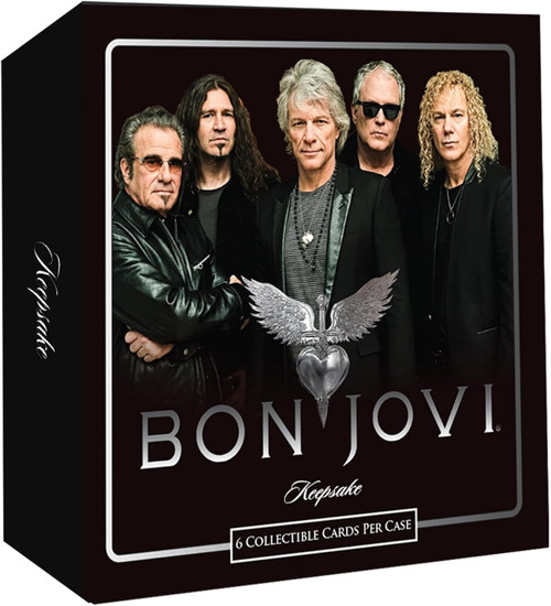 Bon Jovi 2026 Tour Collection Trading Card HOBBY Case 6 Boxes, 1 Premium Encased Card OR Autograph Per Box 、ToyWiz、kayou
