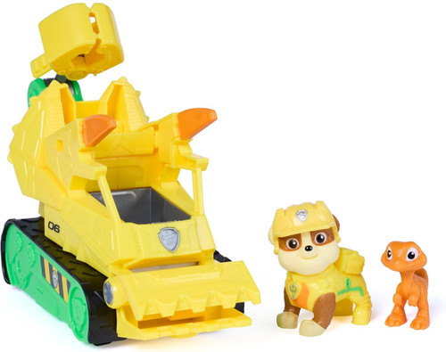 Paw Patrol The Dino Movie Rubble Dino Rescue Bulldozer Figure & Vehicle Set、ToyWiz、kayou