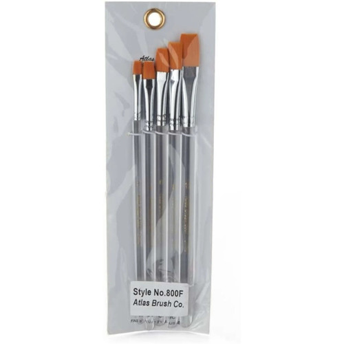 Atlas Brush Co Golden Taklon Style No. 800R Brush Set、ToyWiz、kayou