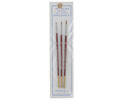 Atlas Brush Co Red Sable Set No. 58A Brush Set、ToyWiz、kayou